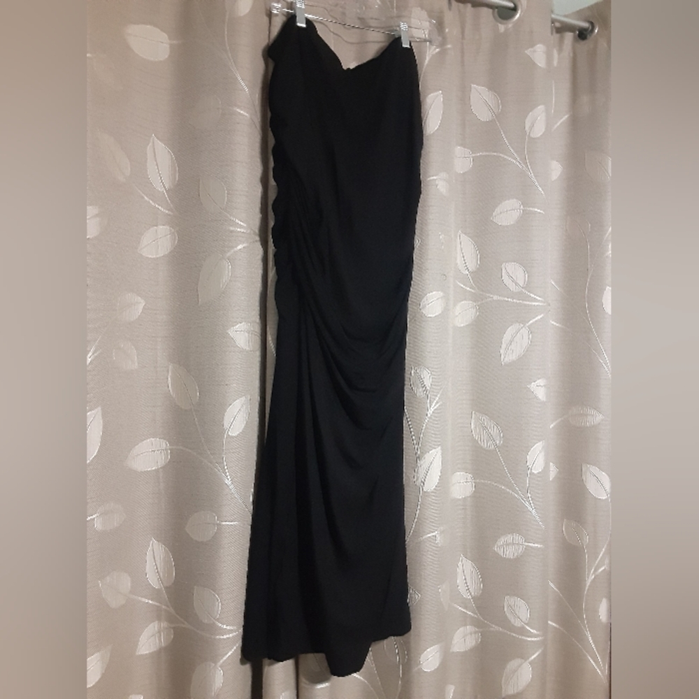 Klassy Network 3XL Ruched Skirt with Side Slit